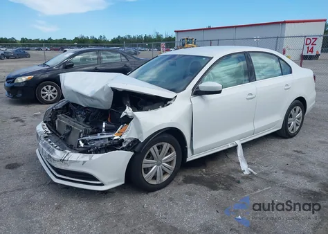 2017 Volkswagen Jetta 1.4T S из США, поврежденный, VIN 3VW2B7AJ1HM318590